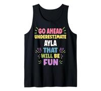 Ayla Personalized Women's Gift Custom Ayla Canotta