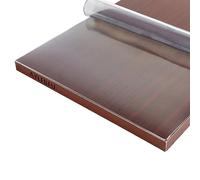 AYLFBFU Tovaglia Plastificata Trasparente 70x115cm, Spessore 3 mm Durevole e Resistente Ai Graffi,Mollettone Tavolo Può Essere Arrotolato Tovaglia Protezione Perfetta del Desktop, Trasparente 3mm