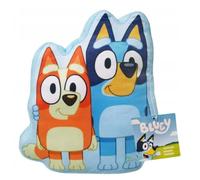 Aymax Bluey & Bingo - Mini cuscino 3D (35 × 30 × 5 cm), prodotto con licenza ufficiale, morbido peluche in poliestere