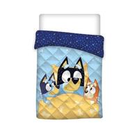 Aymax Bluey140 x 200 cm, copriletto singolo in poliestere, con Bluey, Bingo e Bandit