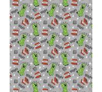 Aymax Coperta in flanella Minecraft 180 x 200 cm