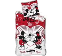Aymax Minnie Disney - Juego de funda nórdica para cama Individual