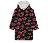 Aymax Naruto Akatsuki - Felpa Poncho Coral Fleece, Taglia Adulto