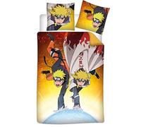 AYMAX NARUTO - Minato & Naruto -Parure de lit 140x200cm - '100% microfibre'