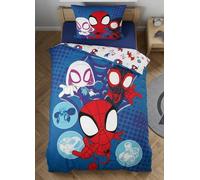 Aymax Parure de lit réversible SDR - Bleue - 140 cm x 200 cm