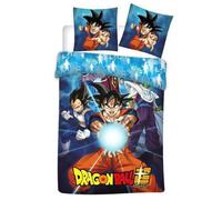 AYMAX S.P.R.L. Dragonball Super Reversible Bedding Set - Duvet Cover 140 x 200 c