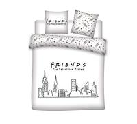 Copripiumino Matrimoniale Serie TV Friends 240x220 cm 2 Federe Microfibra