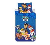AYMAX S.P.R.L. Paw Patrol - Set copripiumino 140 x 200 cm + federa 65 x 65 cm, in cotone
