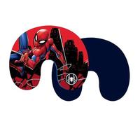 Aymax Sprl Cuscino da viaggio Spiderman City, cuscino per il collo, morbido accessorio da viaggio