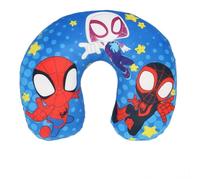 Aymax Sprl Spidey and His Amazing Friends - Cuscino cervicale da viaggio per bambini, morbido, confortevole, motivo Spiderman