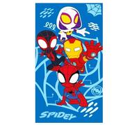 Aymax Telo da spiaggia per bambini, asciugamano da bagno, telo da doccia, per ragazze e ragazzi, in poliestere, 70 x 140 cm (Spidey)