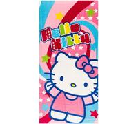 Aymax Telo mare piscina bagno Hello Kitty Super Star - 150 x 75 cm 100% cotone