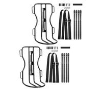 Aymzbd 1 Coppia di Kit di Montaggio per Portapacchi Anteriori, Portapacchi, Professionali, in Alluminio Leggero con Cinghie Regolabili