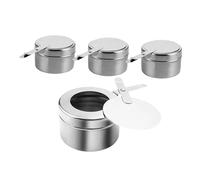 Aymzbd 4x Supporti per Scaldavivande Scaldavivande per Buffet Affidabile Facile Da Usare Portatile Multifunzionale in Acciaio Inossidabile Scaldavivande