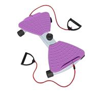 Aymzbd Ab Board per Addominali con Massaggio, Esercizi in Palestra a Casa, Macchina per Torsione della Vita, Disco Rotante per Cosce, Viola