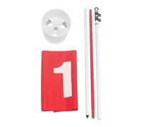 Aymzbd Asta Portabandiera da Golf, Bandiera da Golf con Coppa per Praticare Il Putting sul Prato E sul Campo Pratica, con Tazza a 3 Fori