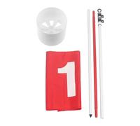 Aymzbd Asta Portabandiera da Golf, Bandiera da Golf con Coppa per Praticare Il Putting sul Prato E sul Campo Pratica, con Tazza a 6 Fori