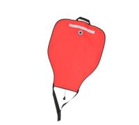 Aymzbd Borsa di Sollevamento per Immersioni Subacquee, Galleggiante, Boa di Sollevamento Portatile con Striscia Riflettente, Borsa di Recupero per Nuoto E AP, Rosso