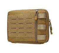 Aymzbd Borsa Funzionale per Esterni, in Tessuto Oxford, Portatile E Compatta per Le Avventure, Cachi