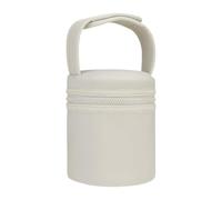 Aymzbd Borsa Portabottiglie, Portabollitore, Compatta, Portatile, Facile Da Pulire, con Cerniera, Portabottiglie, Scaldabiberon, Borsa, Bianco