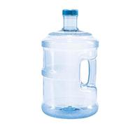 Aymzbd Bottiglia d'Acqua Secchio Portatile Realizzato in Materiale PC Riutilizzabile Design Comodo per Idratazione Uso Familiare Escursioni Campeggio Scuola, 15l Blu