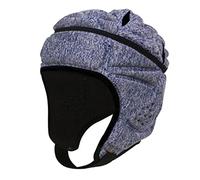 Aymzbd Casco Da Rugby in EVA Ad Alta Densità, Protezione Morbida per La Testa, Copricapo, Calcio, Calcio, Testa, Hockey, Skateboard, Casco Protettivo, Access, Bianco blu