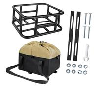 Aymzbd Cestino Portaoggetti con Borsa Interna Rimovibile, 34,4 X 30,5 X 15 Cm, Versatile, per Bici Pieghevoli, capacità di Carico 30 kg