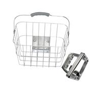 Aymzbd Cestino Portaoggetti per Bicicletta, Facile da Installare, Versatile E Robusto, Ideale per Sport all'Aria Aperta, Viaggi, Lega di Alluminio, con Maniglia