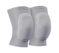 Aymzbd Confezione da 2 Ginocchiere per Basket, Calcio, Sollevamento Pesi, Fitness, Arrampicata E Tennis, Grigio
