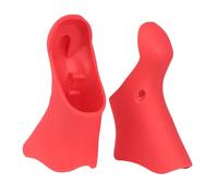 Aymzbd Coppia di Copri-Leve Freno in Silicone per Bicicletta da Strada (1 Paio), Rosso