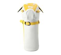 Aymzbd Copritesta per Mazza da Golf Realizzato in Materiale AntiGraffio, a Forma di Cane, Portatile, Pratico, Regalo per Golfisti, Protezione, novità, Giallo