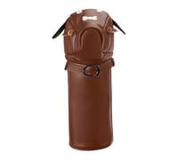 Aymzbd Copritesta per Mazza da Golf Realizzato in Materiale AntiGraffio, a Forma di Cane, Portatile, Pratico, Regalo per Golfisti, Protezione, novità, Marrone Scuro