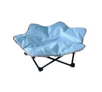 Aymzbd Cuccia per Cani Pieghevole, Portatile E Lavabile, Rialzata E Rimovibile, Ideale per Il Giardino, Interni E Esterni, Blue L