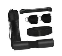 Aymzbd Cuscinetto per Bilanciere Protezione Collo Imbottitura per Squat E Cuscino per Hip Thrust con Design Curvo per Comfort Aumentato Adatto a Esercizi PE, Nero