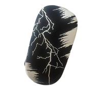 Aymzbd Cuscino da Allenamento per Muay Thai, Taekwondo, Calcio, Ammortizzante, per Arti Marziali, Realizzato in PU, per Palestra di Arti Marziali Miste H, Nero Bianco