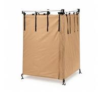 Aymzbd da Campeggio per Auto Impermeabile, Doccia Campeggio e Privacy per Veicoli, lino, Grigio, Tenda doccia laterale per auto (tessuto Oxford 420D)