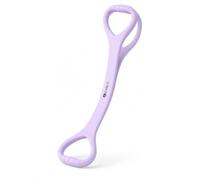Aymzbd Elastico per Esercizi a Forma di 8 per Pilates e s, Fascia Elastica s con Manico Antiscivolo, Viola, Principiante 21 libbre (materiale TPE solido integrato allargato)