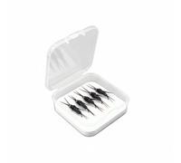 Aymzbd Esche da Pesca Mosca Ninfa Artificiale Amo Resistente Corpetto Segmentato Testa Piombata Filo Rame Aggancio Sicuro Adatta per Pesca Invernale Fresca Trota Fiume Torrente, Stile B-5pz