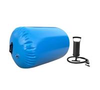 Aymzbd Ginnastica, Cilindro di Equilibrio, Salto Mortale All'Indietro, Rullo Gonfiabile, Materassino Gonfiabile, Blu