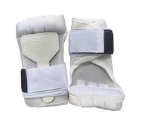 Aymzbd Guantoni da con Palmo Cavo, Traspiranti, Professionali, a Dita, Ideali per Karate, Esercizi, Bianco
