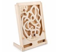 Aymzbd in Legno con Palla, Gioco di Abilità per Bambini 3+ Anni, Tema Pirata, Labirinto a percorso