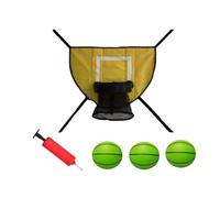 Aymzbd Kit per Canestro da Basket con Trampolino, Facile da Montare, Compatibile con La Maggior Parte dei Modelli, Palla Verde