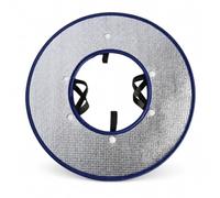 Aymzbd Parasole per Casco da Cantiere, Visiera Protettiva Riflettente per Elmetto con Protezione, Larga per Lavoro Estivo, Stile da lavoro con bordo riflettente giallo e retro nero