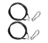 Aymzbd Prolunghe per Cavi per Palestre, Accessori per Macchine a Cavo, Attacchi per Pulegge Spesse per Attrezzature per Allenamento Indoor, 2 Pezzi