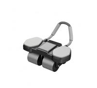 Aymzbd Rullo Addominali Attrezzo Core Allenamento con Manici Ergonomici E Cuscinetti Gommapiuma Adatto per Esercizi Addominali Casa Palestra, Nero, Nero