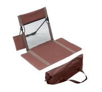 Aymzbd Sedia da Terra Leggera, Ideale Come Sedia da Giardino O da Pesca. Seduta Pieghevole con Borsa per Il Trasporto, Ideale per Il Giardino, Il Cortile E L, Marrone