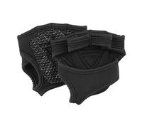 Aymzbd Set di 2 Guanti per Sollevamento Pesi con Protezione del Palmo, per Manubri E, Nero, M