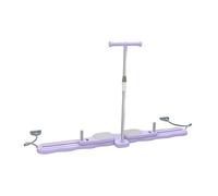 Aymzbd Ski Machine Leg Exerciser, Attrezzo per L'allenamento Domestico con Binari Estesi E Pedali Fissi per La Modellazione dei Muscoli dei Glutei E L, Viola