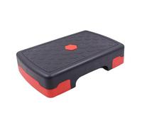 Aymzbd Stepper per Aerobica Pedana Fitness Piattaforma per Equilibrio Gradino da Allenamento con Struttura Rinforzata Antiscivolo Adatto per Allenare E, Rosso Nero