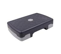 Aymzbd Stepper per Aerobica Pedana Fitness Piattaforma per Equilibrio Gradino da Allenamento con Struttura Rinforzata Antiscivolo Adatto per Allenare E, Nero Grigio